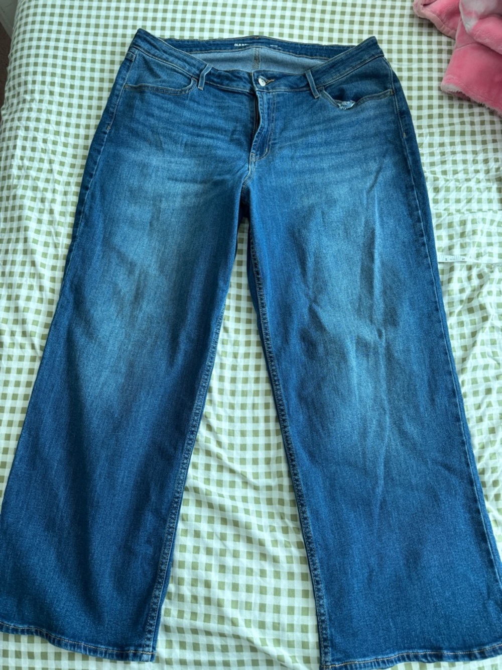 Old Navy Wide Leg Blue Jeans